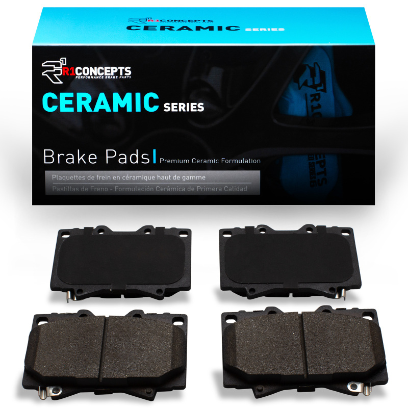 Toyota Land Cruiser Brake Pads - Front - R1 Concepts - Ceramic - `98-`07